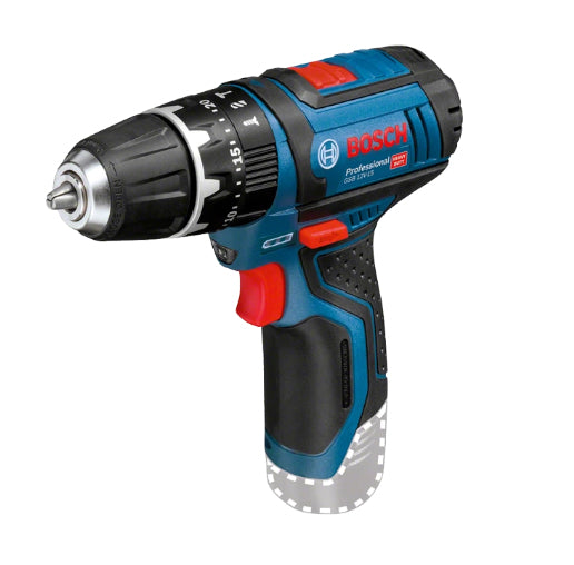 Bosch Bosch GSB 12V-15 Professional 1300 tr/min Noir, Bleu