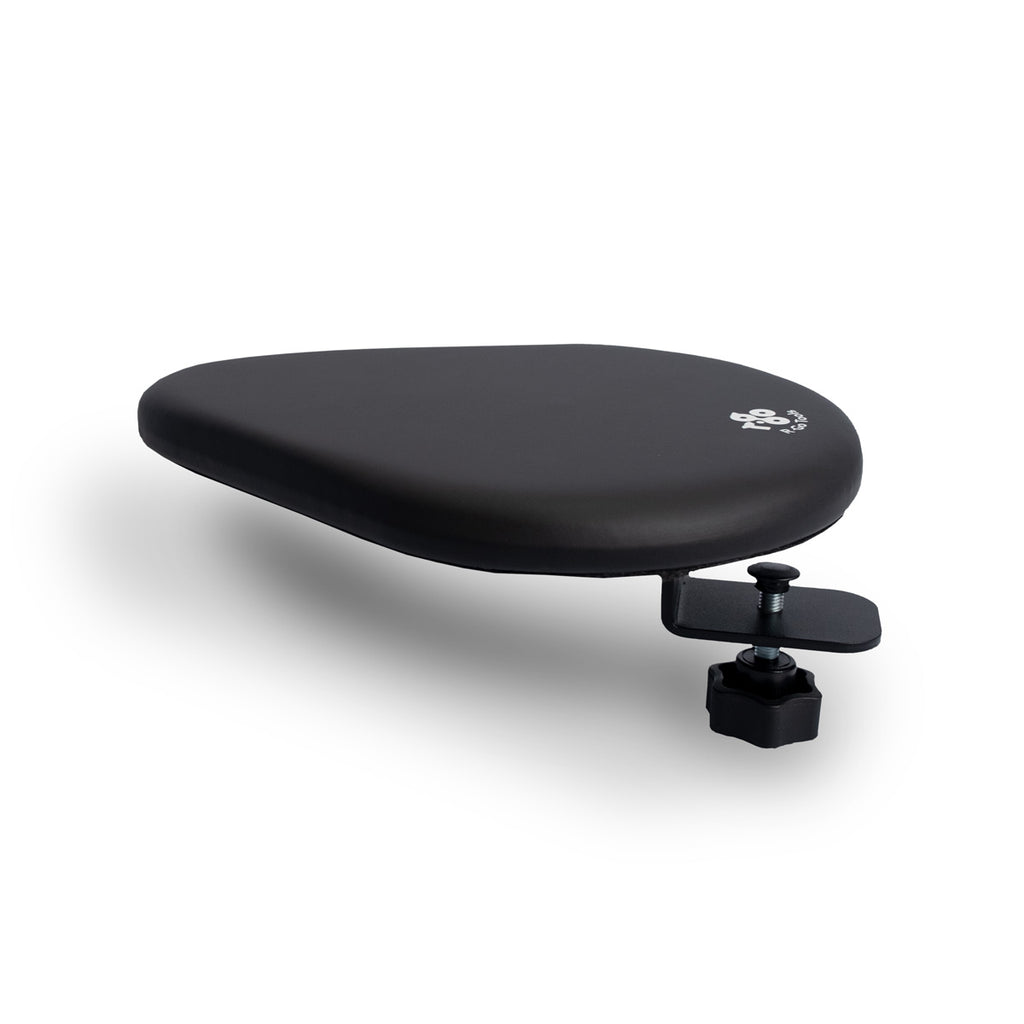 Accoudoir Ergonomique R-Go Split en Deux Parties, Réglable et Symétrique, Mousse Souple, Noir