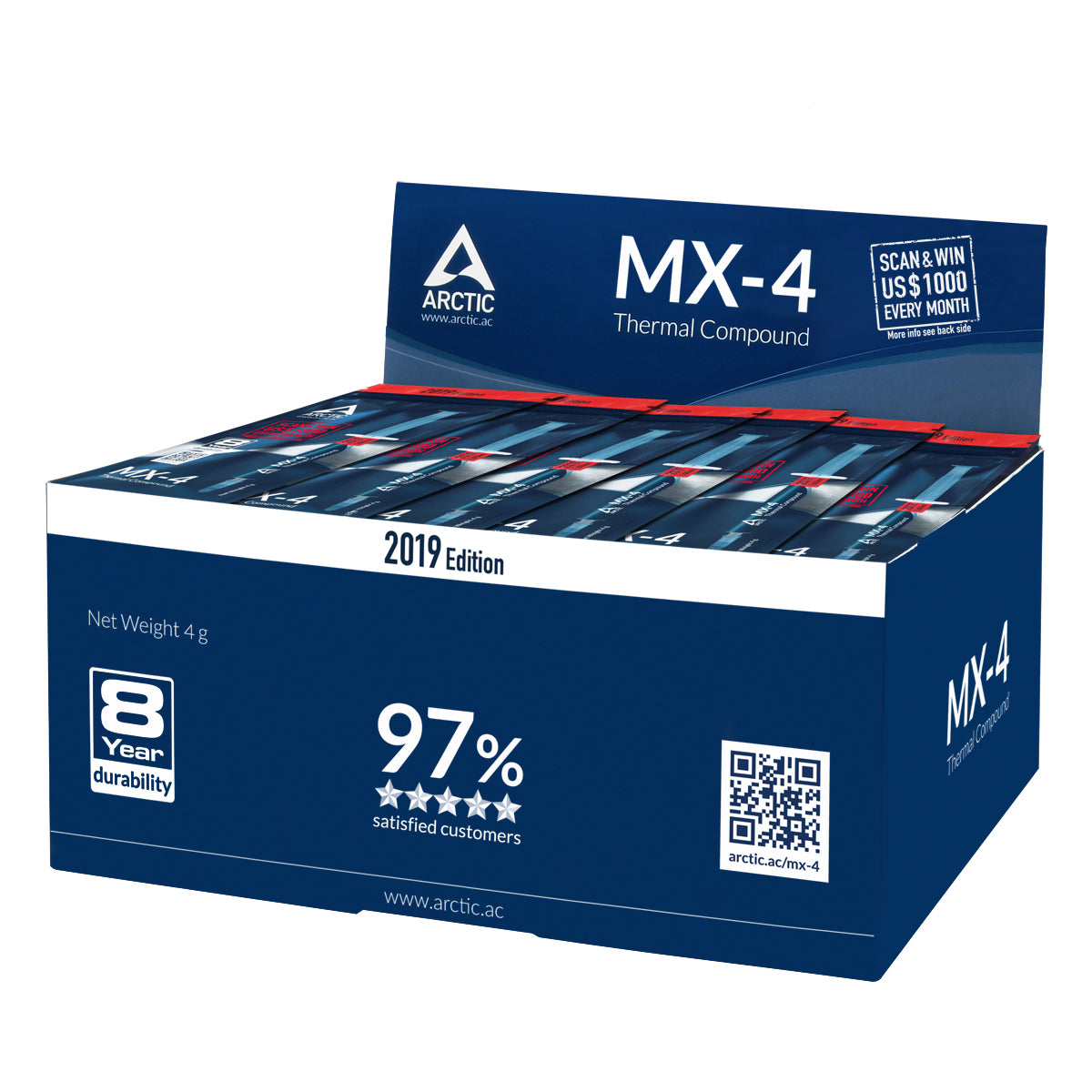 ARCTIC MX-4 combiné de dissipateurs thermiques Pâte thermique 8,5 W/m·K 4 g