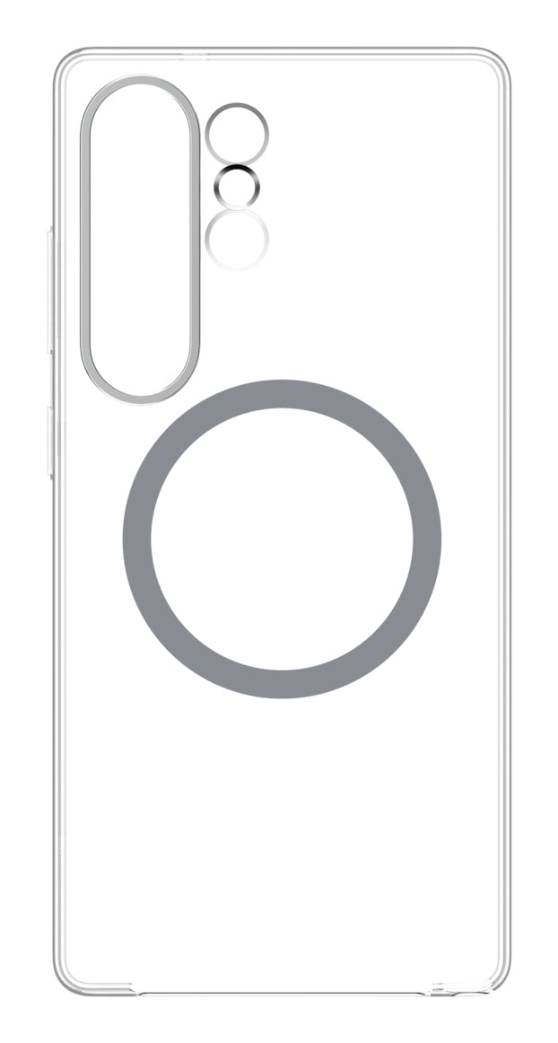 Samsung Coque Transparente magnétique pour Galaxy S25 Ultra