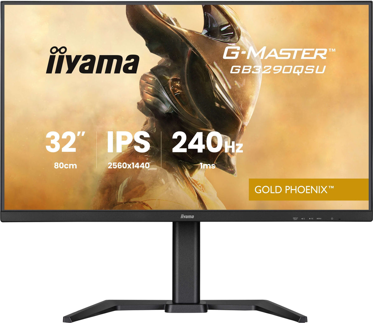 iiyama G-MASTER GB3290QSU-B1 écran plat de PC 80 cm (31.5") 2560 x 1440 pixels Quad HD LED Noir