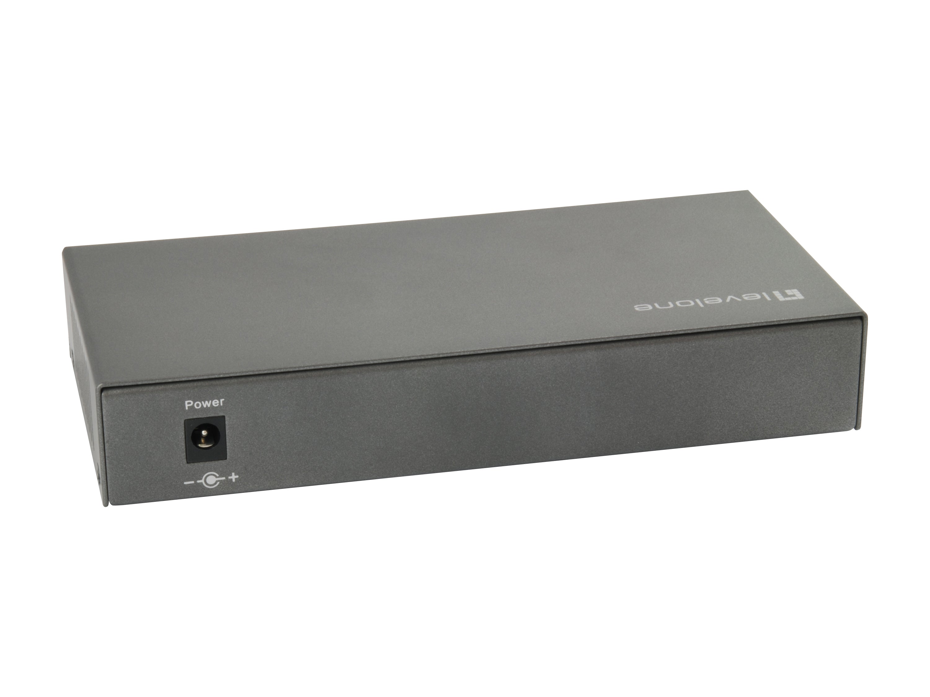 LevelOne GEP-0823 commutateur réseau Gigabit Ethernet (10/100/1000) Connexion Ethernet, supportant l'alimentation via ce port (PoE) Noir