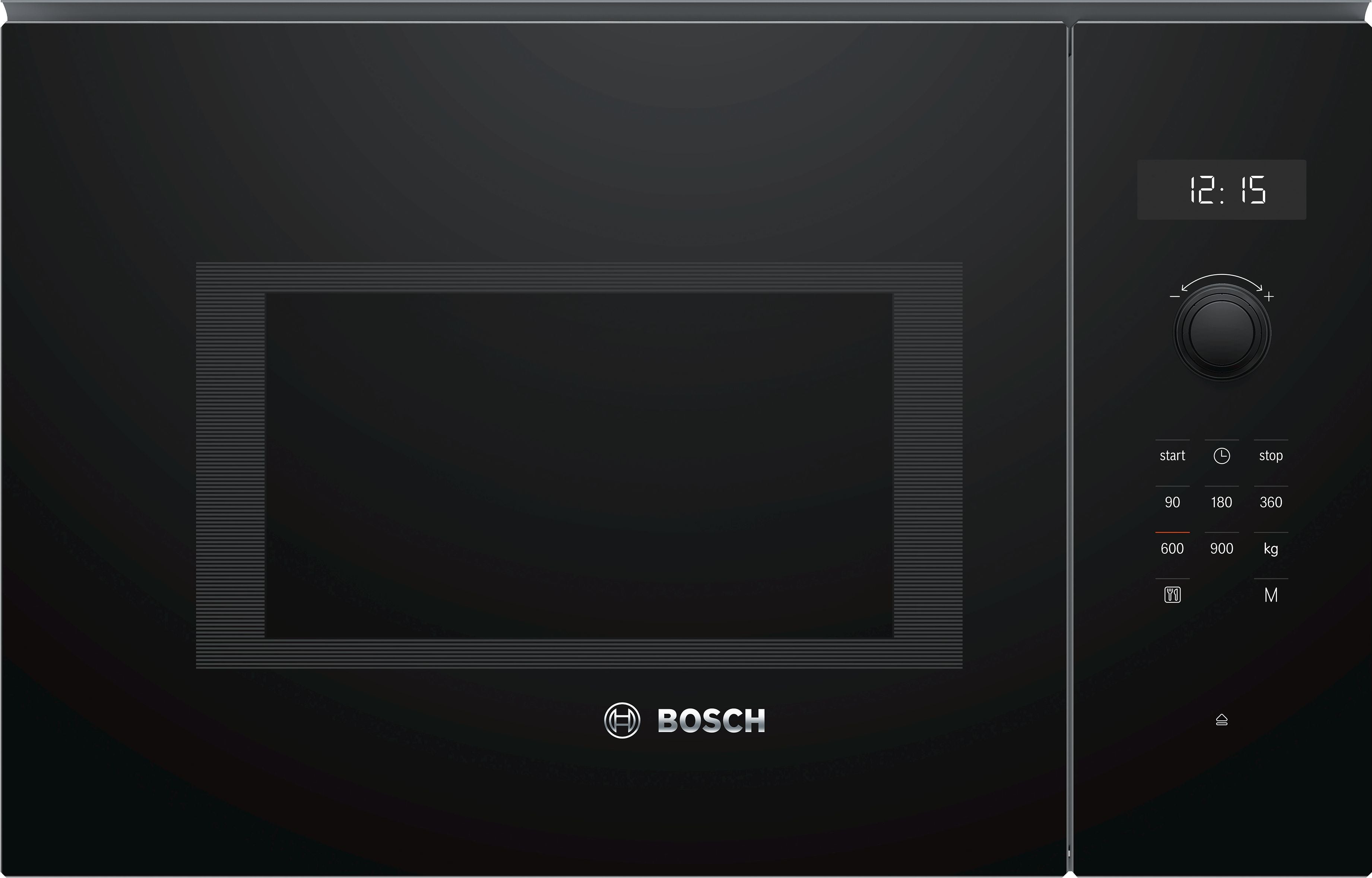 Bosch Bosch Serie 6 BFL554MB0 micro-onde Noir Micro-onde simple Intégré 25 L 900 W