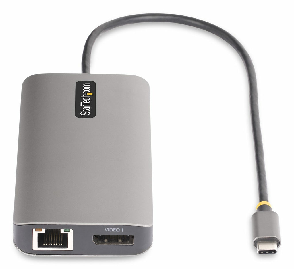 StarTech.com Adaptateur Multiport USB-C Triple Moniteur, Double HDMI et DisplayPort 4K 60Hz/30Hz, Hub USB 4 Ports, 100W 