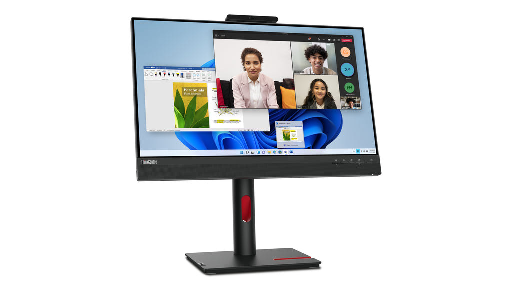 Lenovo ThinkCentre Tiny-In-One 24 Gen 5 écran plat de PC 60,5 cm (23.8") 1920 x 1080 pixels Full HD LED Écran tactile Noir