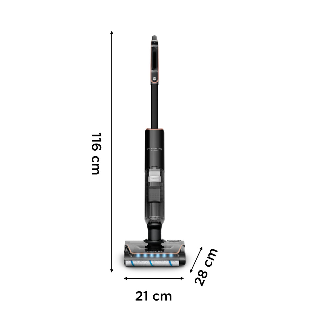 Rowenta X-Clean 7 GZ5736E0 aspirateur balai et balai électrique Aspirateur-balai 2 en 1 Batterie Sec&humide Sans sac Noi