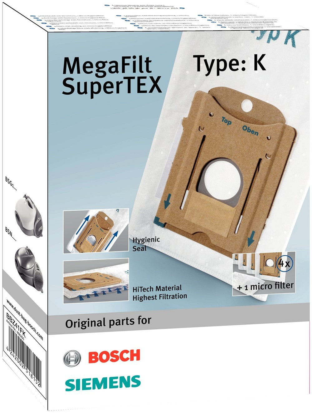 Bosch Bosch BBZ41FK Accessoire et fourniture pour aspirateur