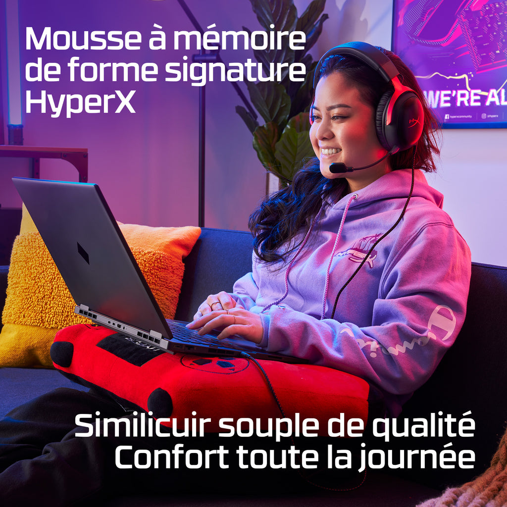 HyperX Cloud III — Casque de jeu (noir/rouge)
