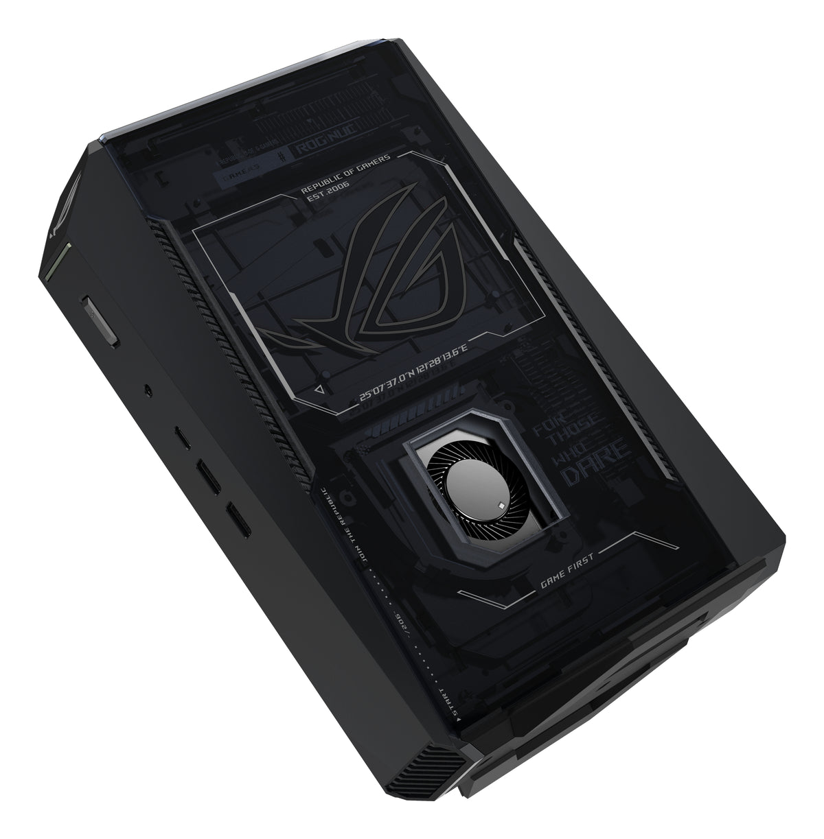 ASUS ROG NUC RNUC15JNK7X569A2 Mini PC Intel Core Ultra 7 255HX 16 Go DDR5 1 To SSD RTX 5060 Windows 11 Home Noir