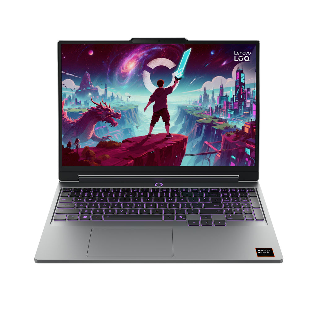 Lenovo LOQ 15AHP11 AMD Ryzen™ 7 250 Ordinateur portable 38,9 cm (15.3") WUXGA 16 Go DDR5-SDRAM 1 To SSD NVIDIA GeForce RTX 5070 Wi-Fi 6 (802.11ax) Windows 11 Home Gris Allemand