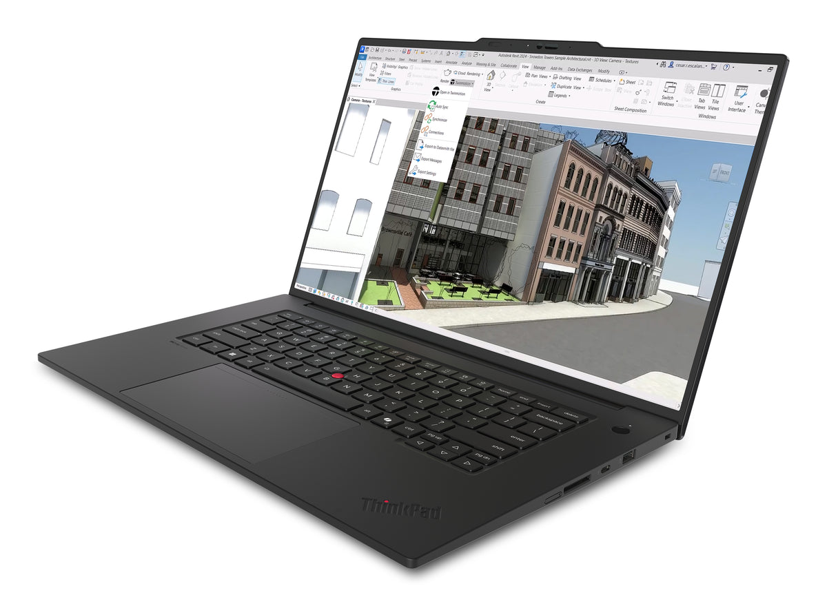 Lenovo ThinkPad P1 Gen 9 Intel Core Ultra 7 356H Station de travail mobile 40,6 cm (16") WUXGA 64 Go LPDDR5x-SDRAM 1 To SSD NVIDIA RTX PRO 2000 Blackwell Wi-Fi 7 (802.11be) Windows 11 Pro Noir Nordique - vue 5