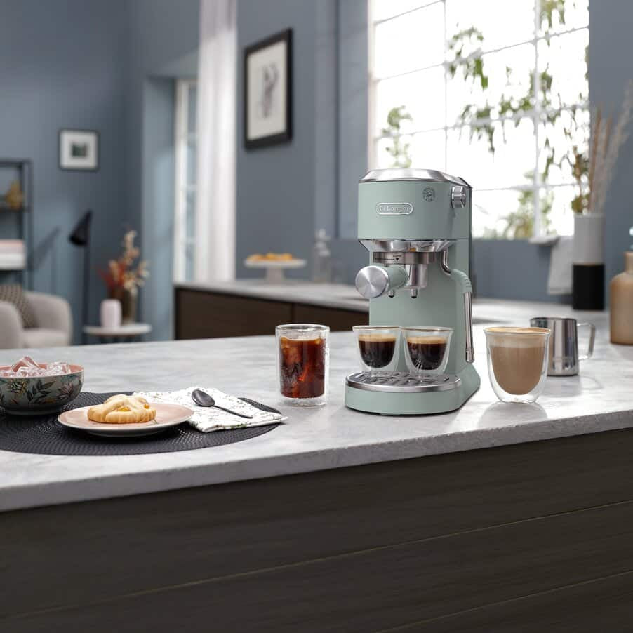 De’Longhi EC890.GR Machine à expresso, Réservoir 1,1 L, Gris