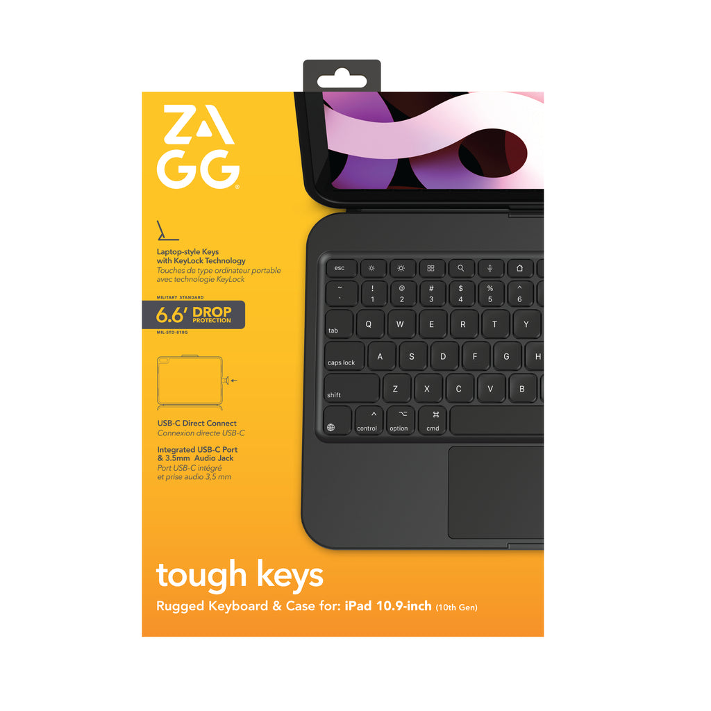 ZAGG Tough Keys Nordique USB Type-C Noir