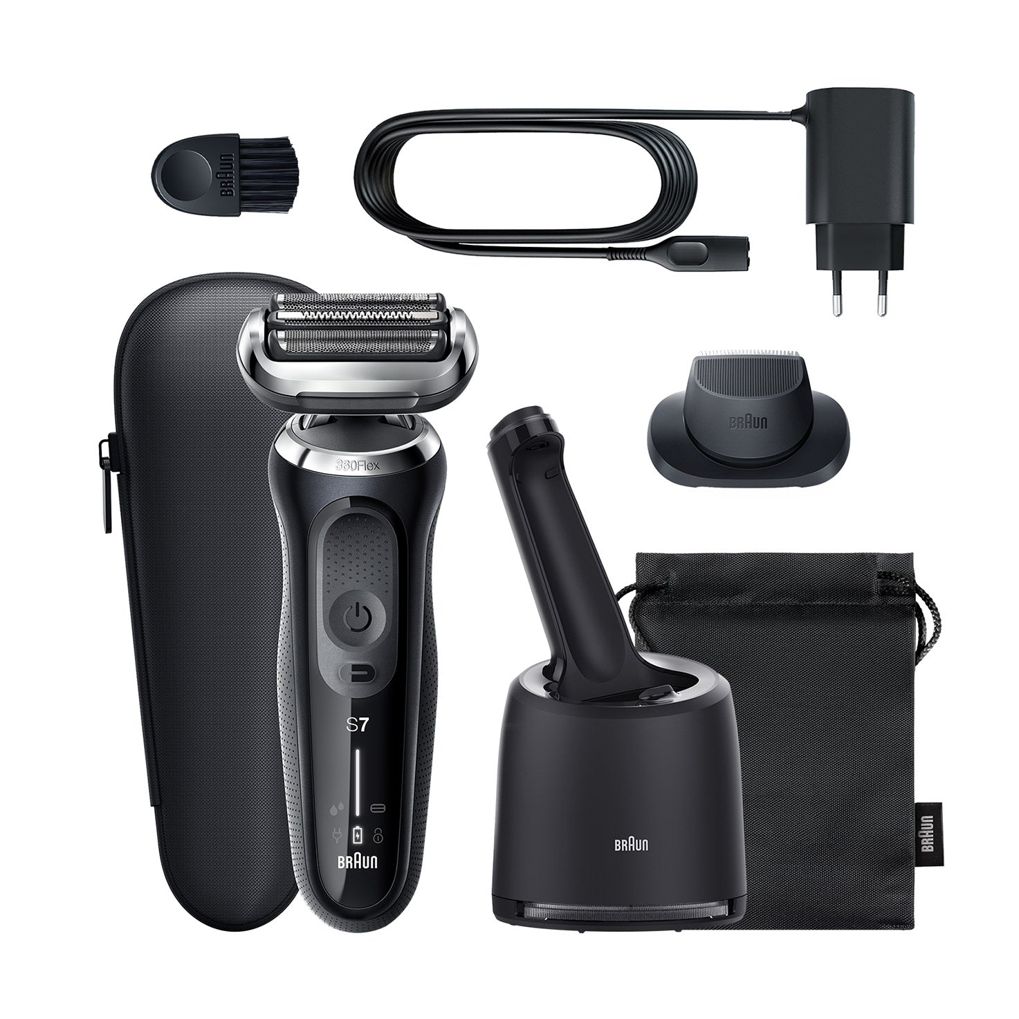 Braun Series 7 71-N7200cc Rasoir à grille Tondeuse Noir