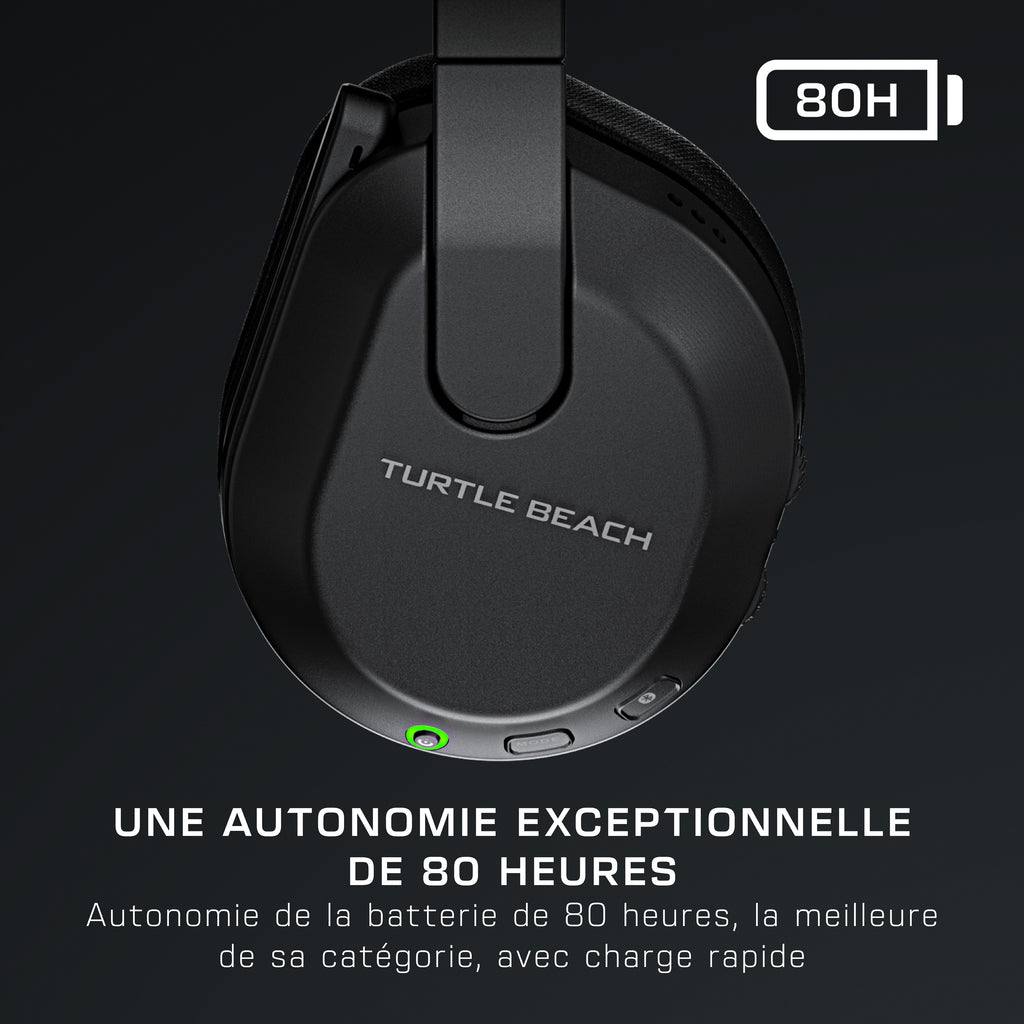 Turtle Beach Stealth 600 Console Noir, Casque Gaming sans Fil, Batterie 80h, Haut-parleurs 50mm, Bluetooth pour Xbox Ser