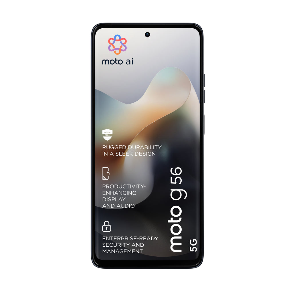 Motorola moto g56 5G 17,1 cm (6.72") Double SIM hybride Android 15 USB Type-C 8 Go 256 Go 5200 mAh Noir