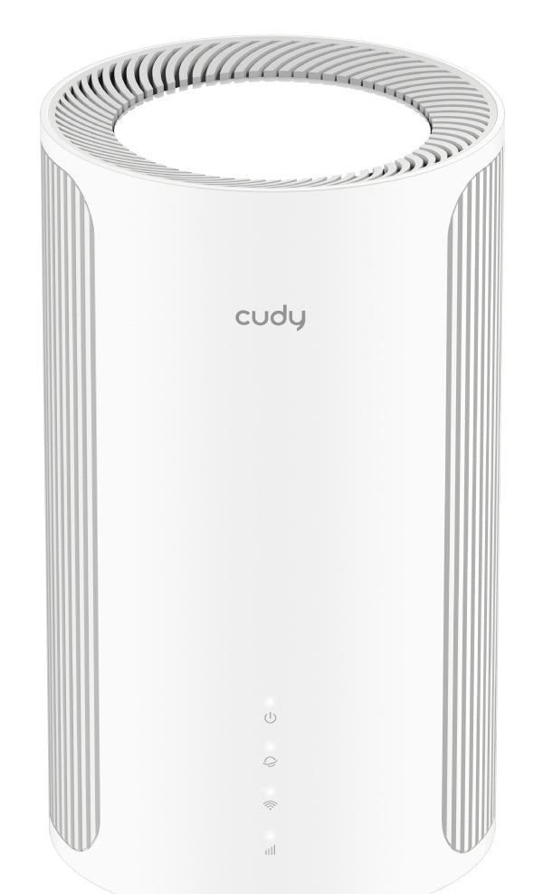 Cudy 5G SA/NSA AX3000 Wi-Fi 6 Router, P4 1.0 routeur sans fil Gigabit Ethernet Bi-bande (2,4 GHz / 5 GHz) Blanc