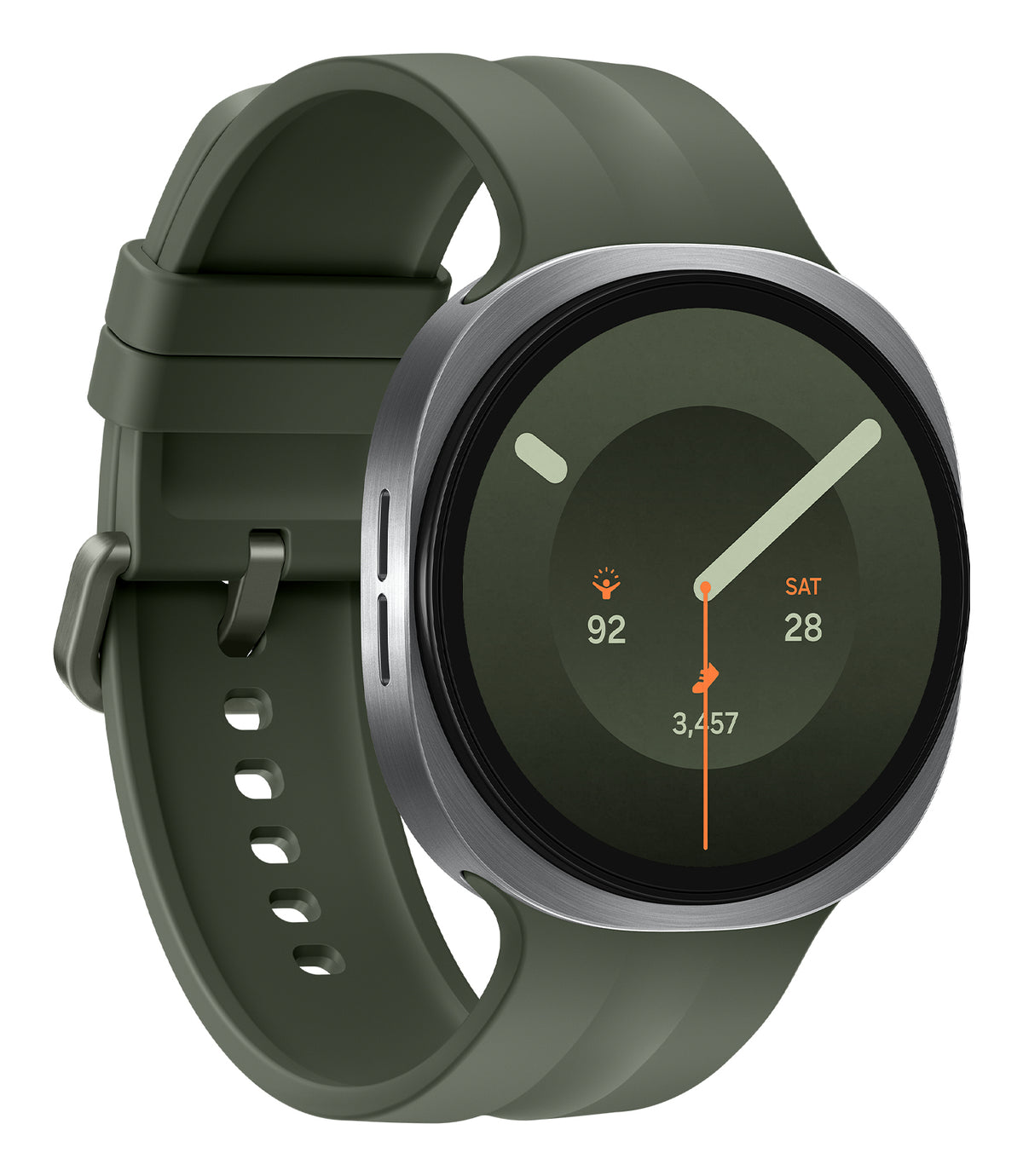 Samsung Galaxy Watch9 3,81 cm (1.5") AMOLED 44 mm Numérique 480 x 480 pixels Écran tactile Argent Wifi GPS (satellite) - vue 3