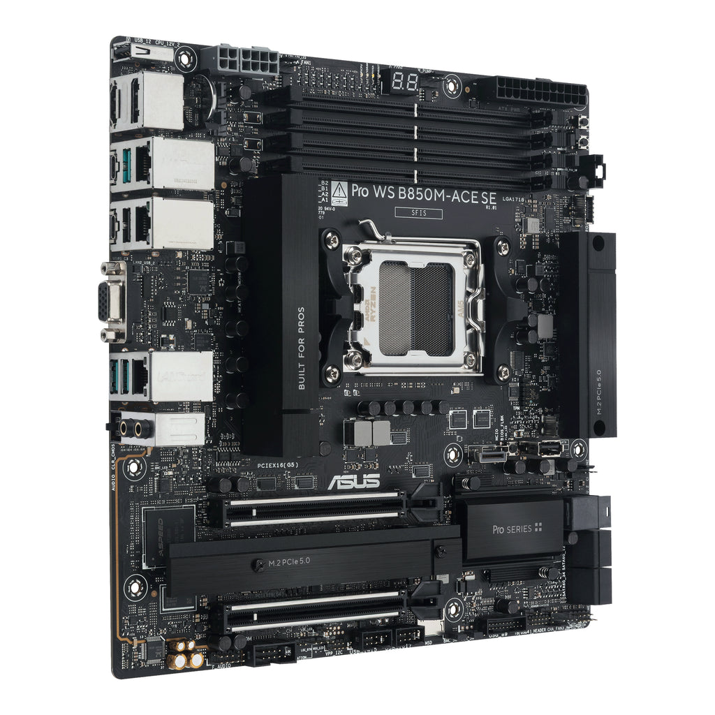 ASUS PRO WS B850M-ACE SE AMD B850 Emplacement AM5 micro ATX