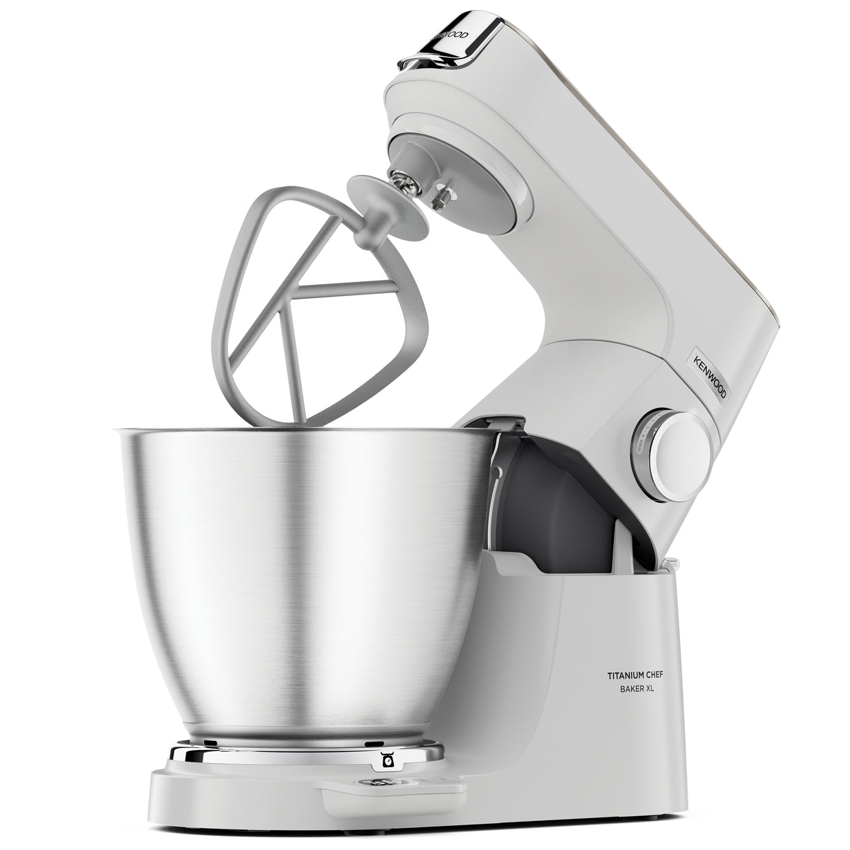 Kenwood Titanium Chef Baker XL Robot de Cuisine 1200 W 7 L Blanc avec Balances Intégrées