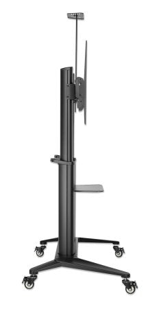 Manhattan Support TV sur Roulettes pour Écrans 70" à 120", VESA 200x200 à 1000x600 mm, Charge 140 kg, Hauteur Réglable 1