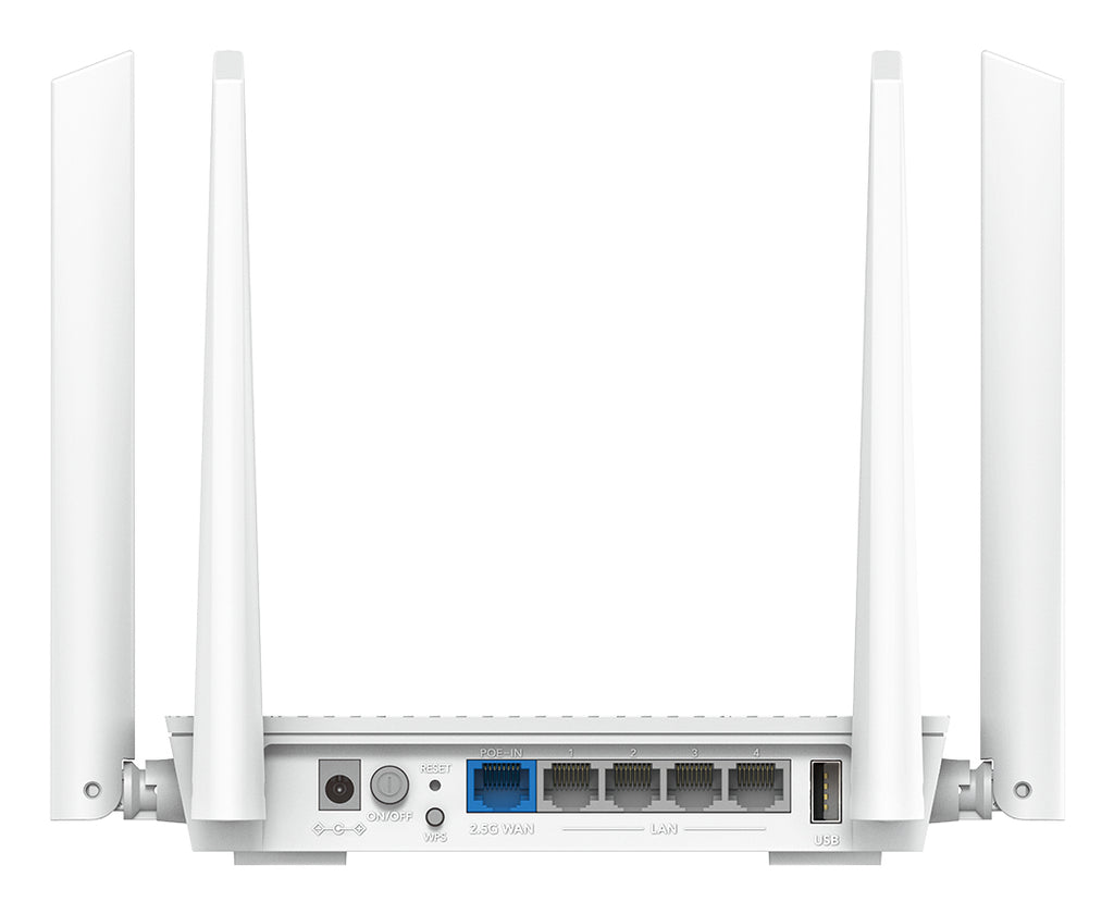 Cudy WR3000P routeur sans fil 2.5 Gigabit Ethernet Bi-bande (2,4 GHz / 5 GHz) Blanc