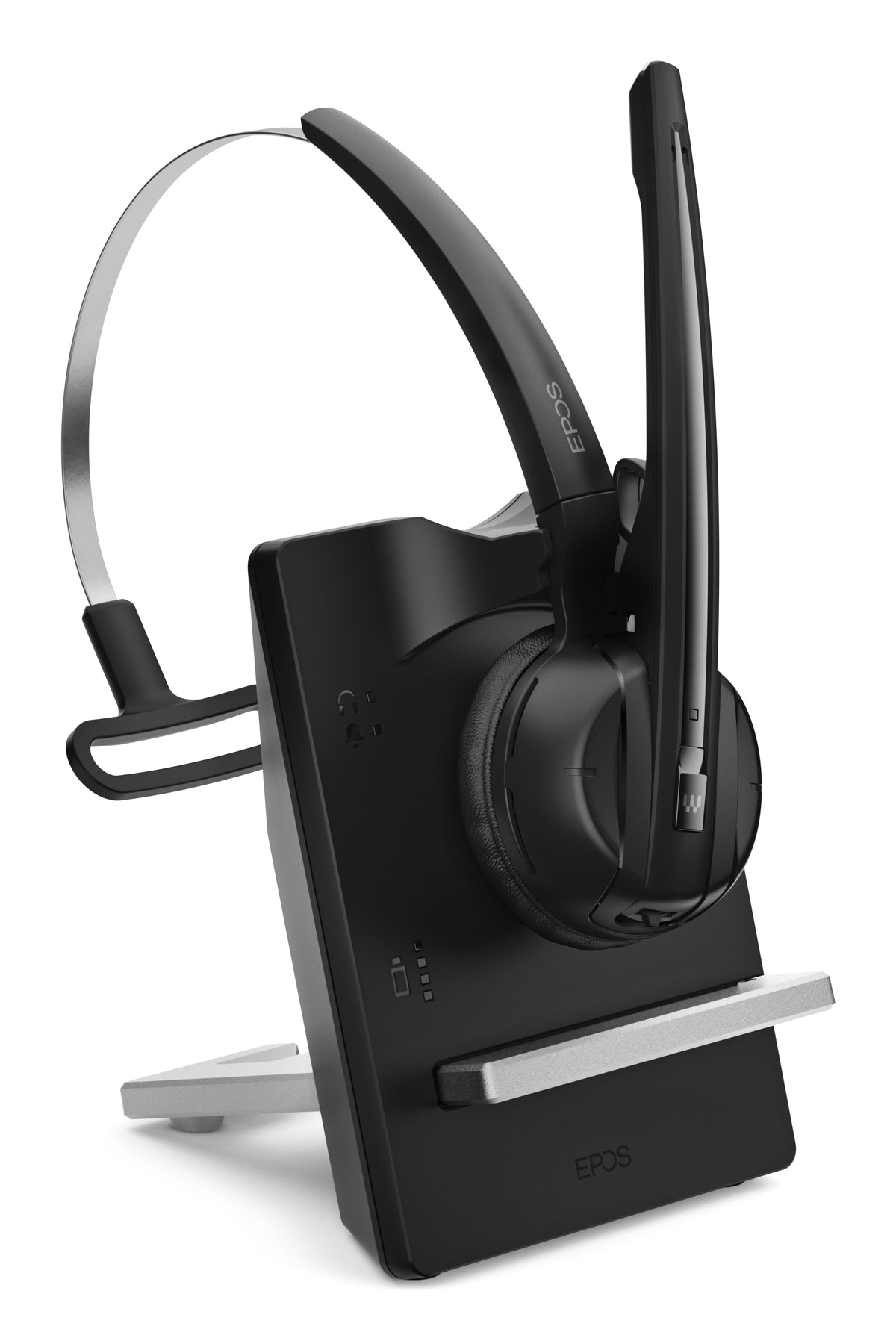 EPOS IMPACT D 10 Phone II Casque Sans Fil, Noir et Argent
