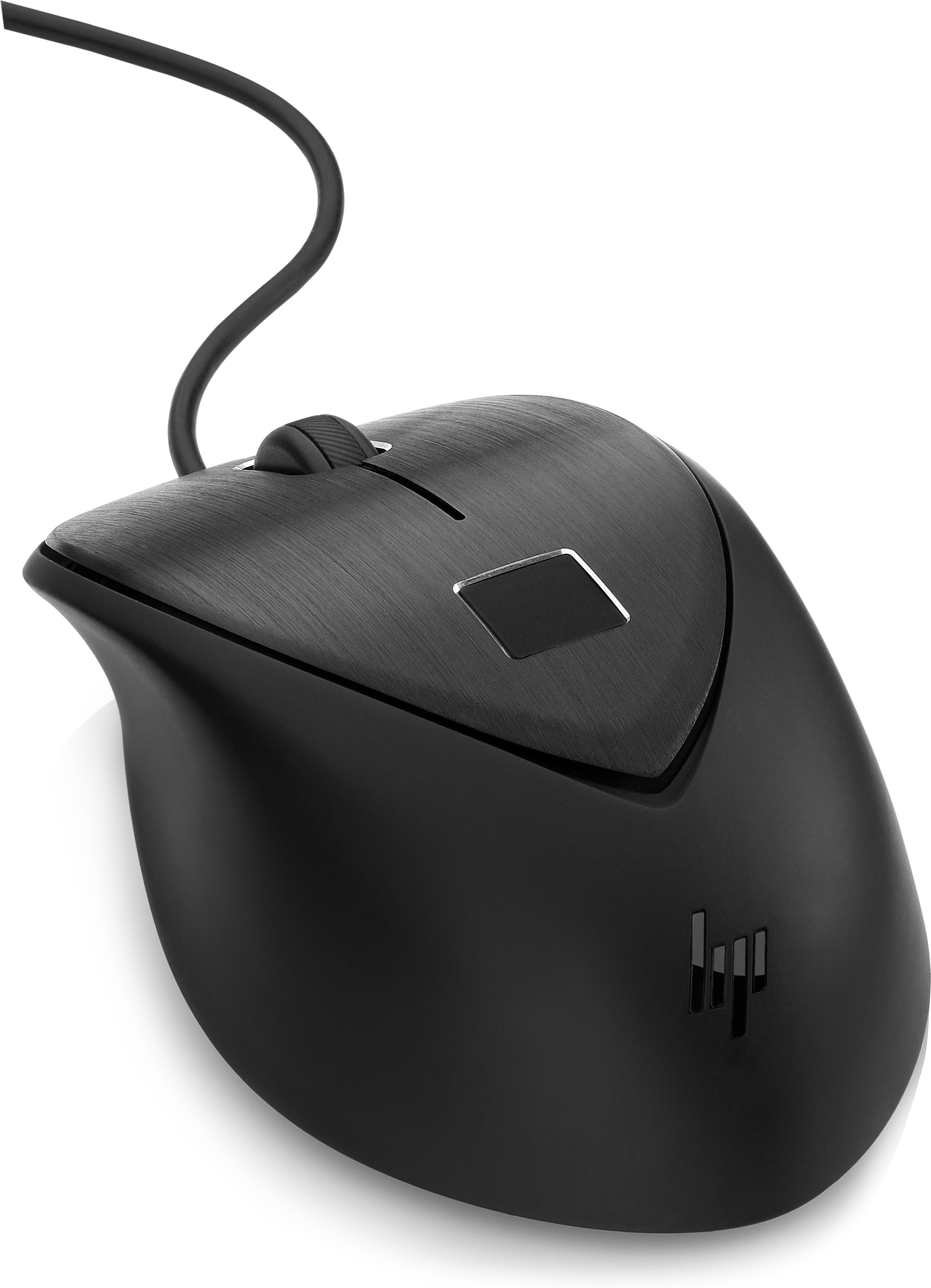 HP Souris USB avec lecture des empreintes digitales