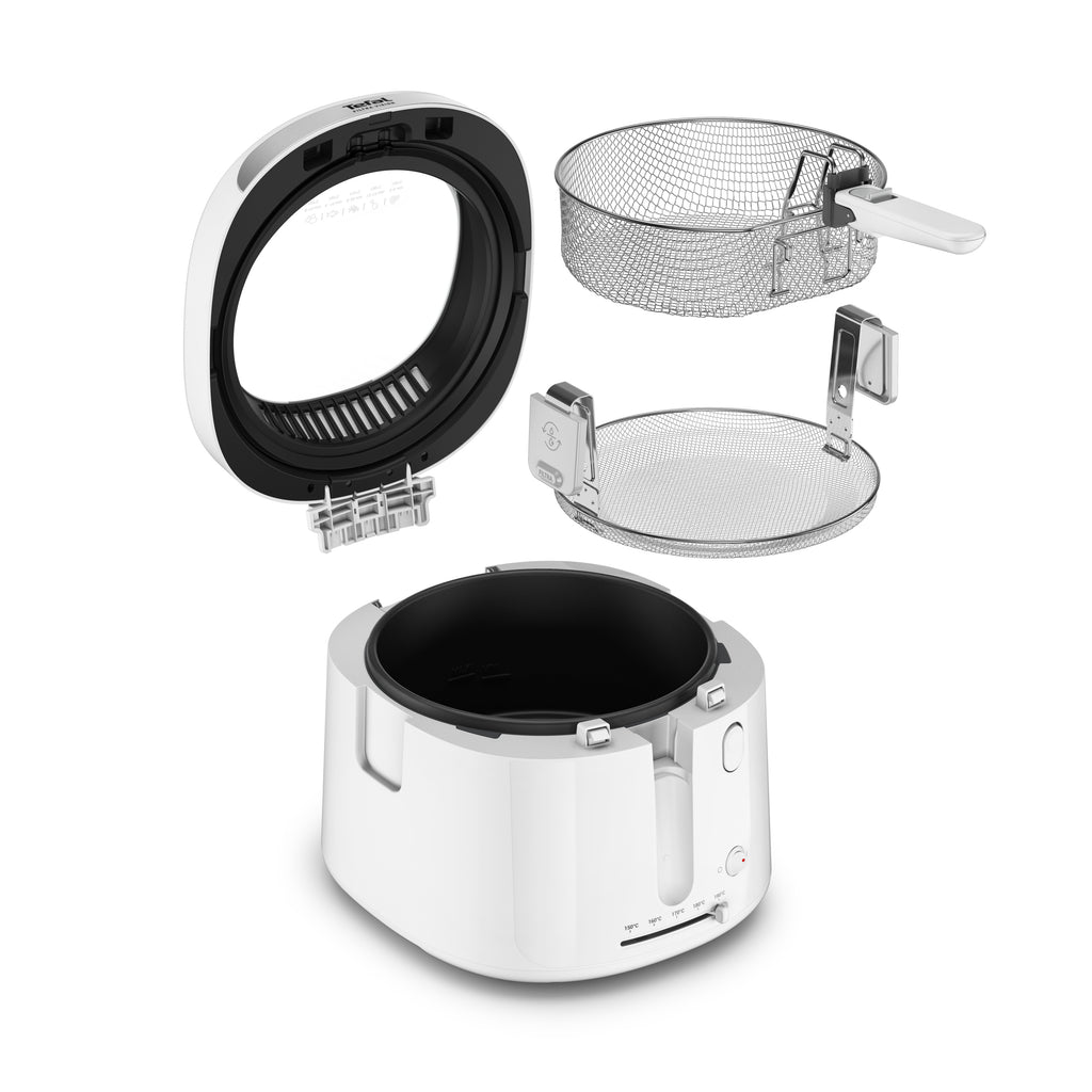 Tefal Filtra Vision FF2541E0 friteuse Unique 2,1 L Autonome 1900 W Blanc