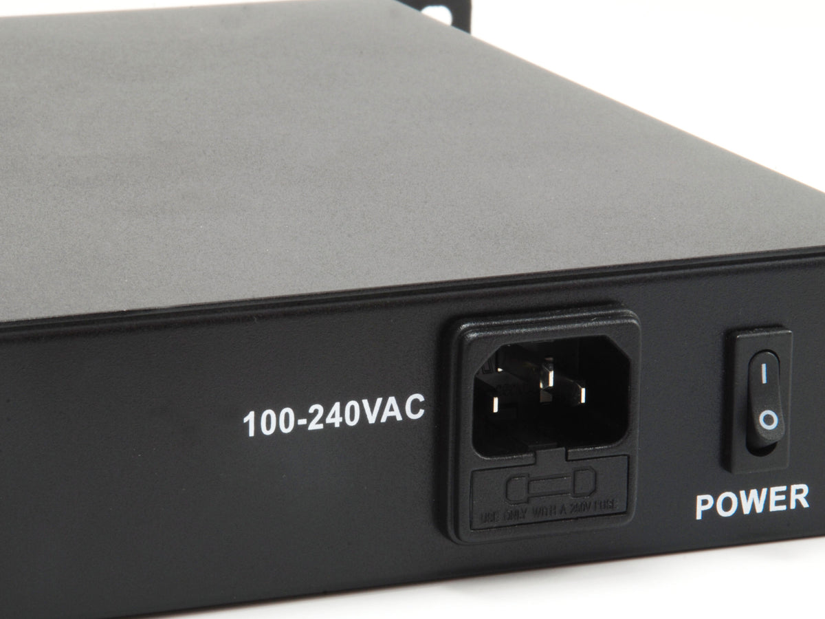 LevelOne GEP-2421W150 Commutateur Réseau Non-géré Gigabit Ethernet PoE, 24 Ports RJ-45, Noir