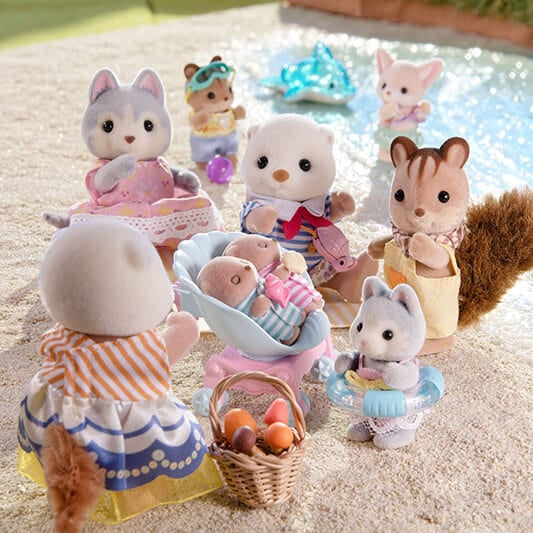 Sylvanian Families La famille Loutre de mer