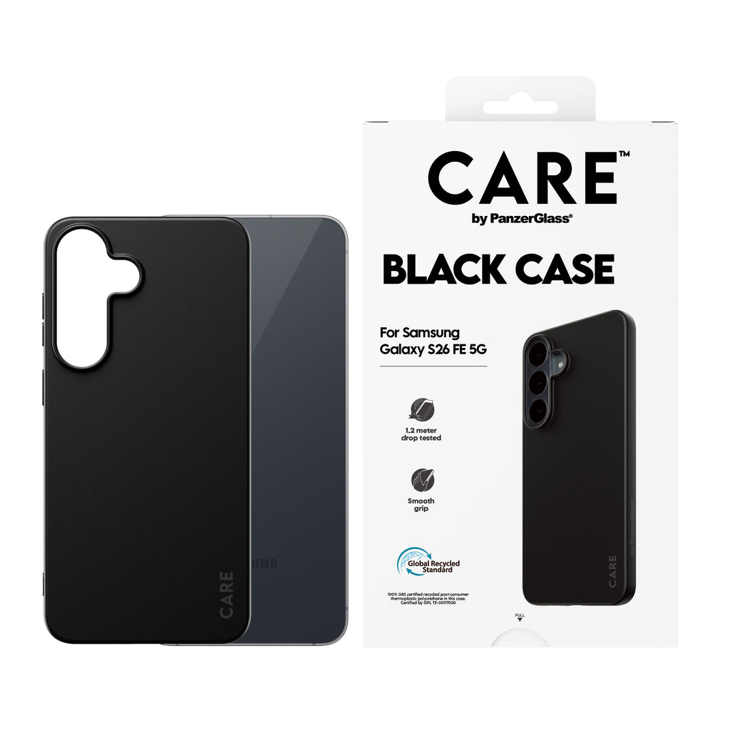 PanzerGlass CARE™ by ® TPU Case Black Samsung Galaxy S26 FE 5G coque de protection pour téléphones portables Housse Transparent - vue 2