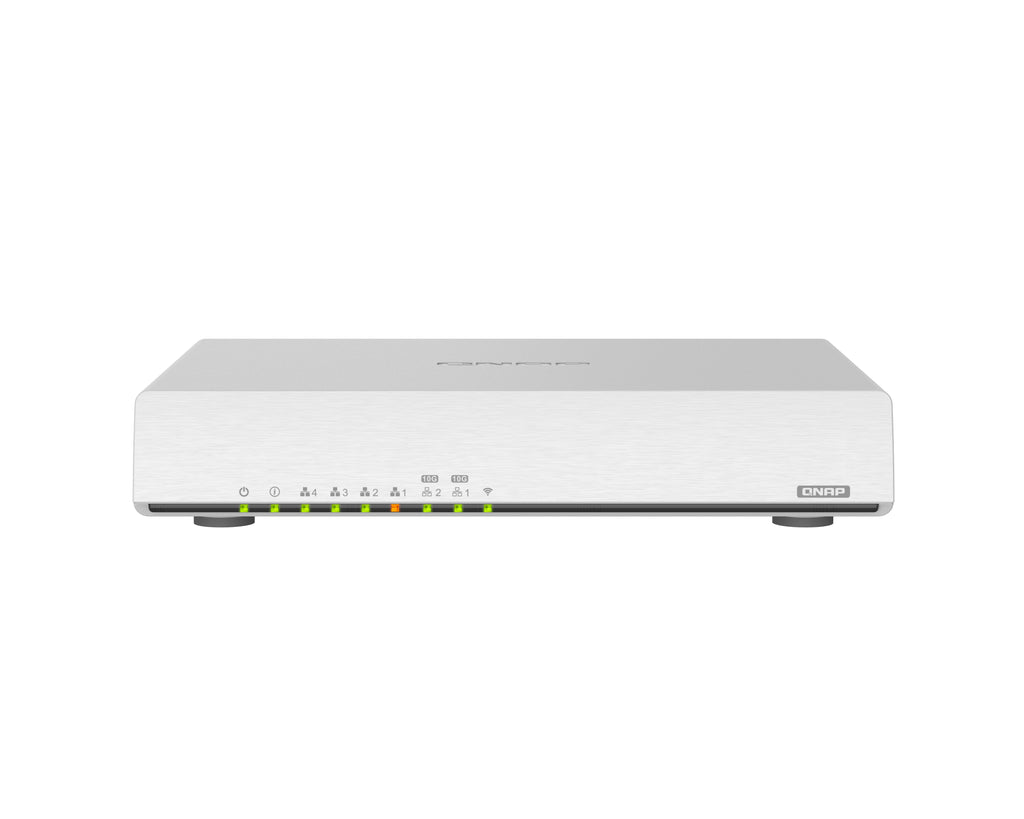 QNAP QHora-301W Routeur Sans Fil 10 Gigabit Ethernet Bi-bande 2,4 GHz / 5 GHz, Blanc