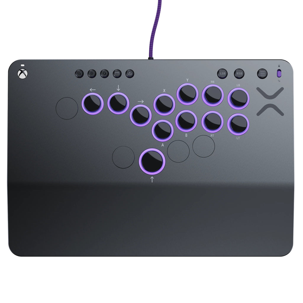 Turtle Beach Victrix Pro KO sans levier Fight stick Gris Édition. Sous licence officielle Xbox avec boutons Cherry MX Sp