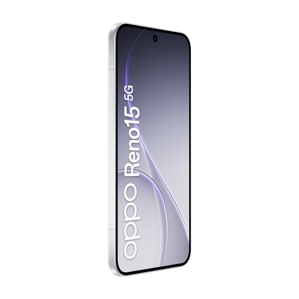 OPPO Reno15 5G 16,7 cm (6.59") Double SIM Android 16.0 USB Type-C 8 Go 512 Go 6500 mAh Blanc