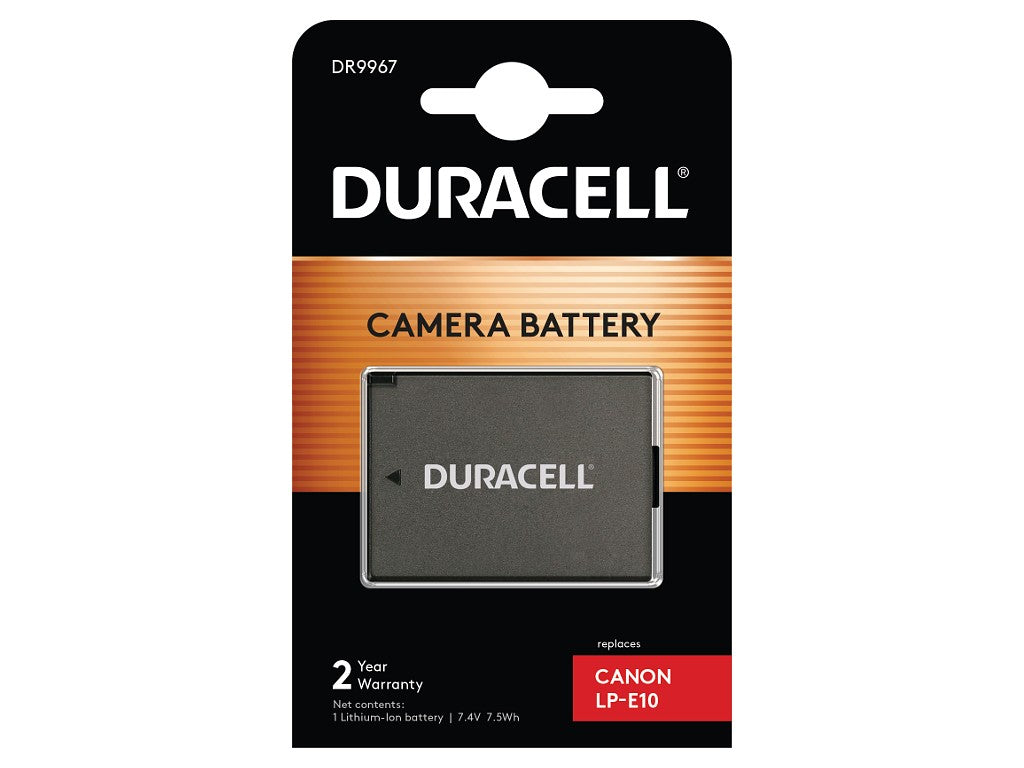 Duracell DR9967 Batterie Lithium-Ion pour Appareil Photo et Caméscope, 1020 mAh