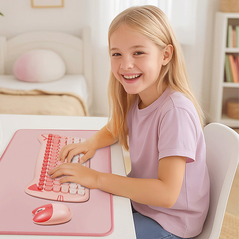 LogiLink ID0221 Tapis de souris de jeu Rose