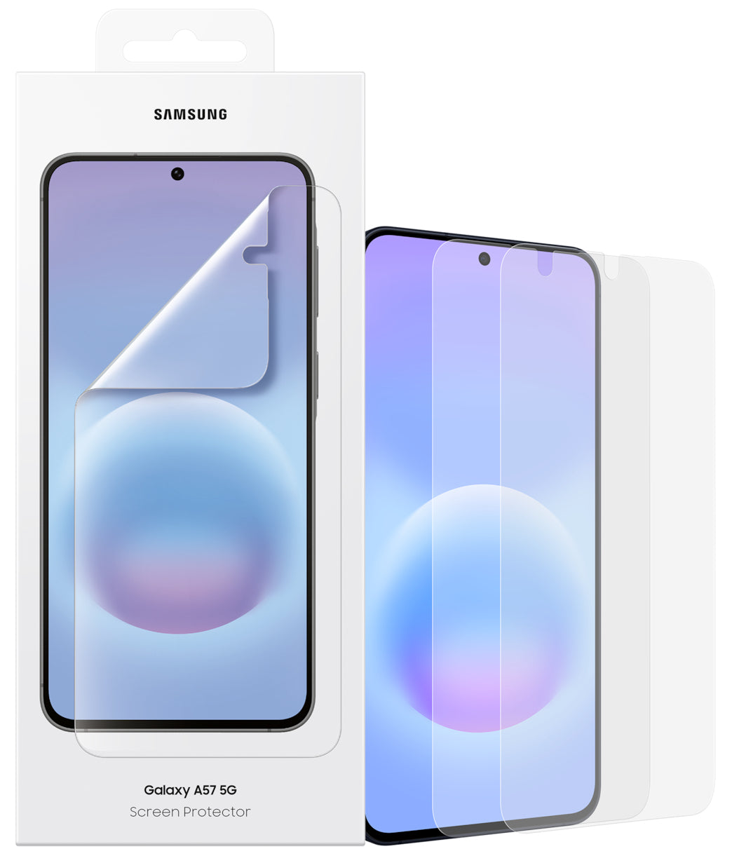 Samsung EF-UA576CTEGWW écran et protection arrière de téléphones portables Protection d'écran transparent 2 pièce(s)