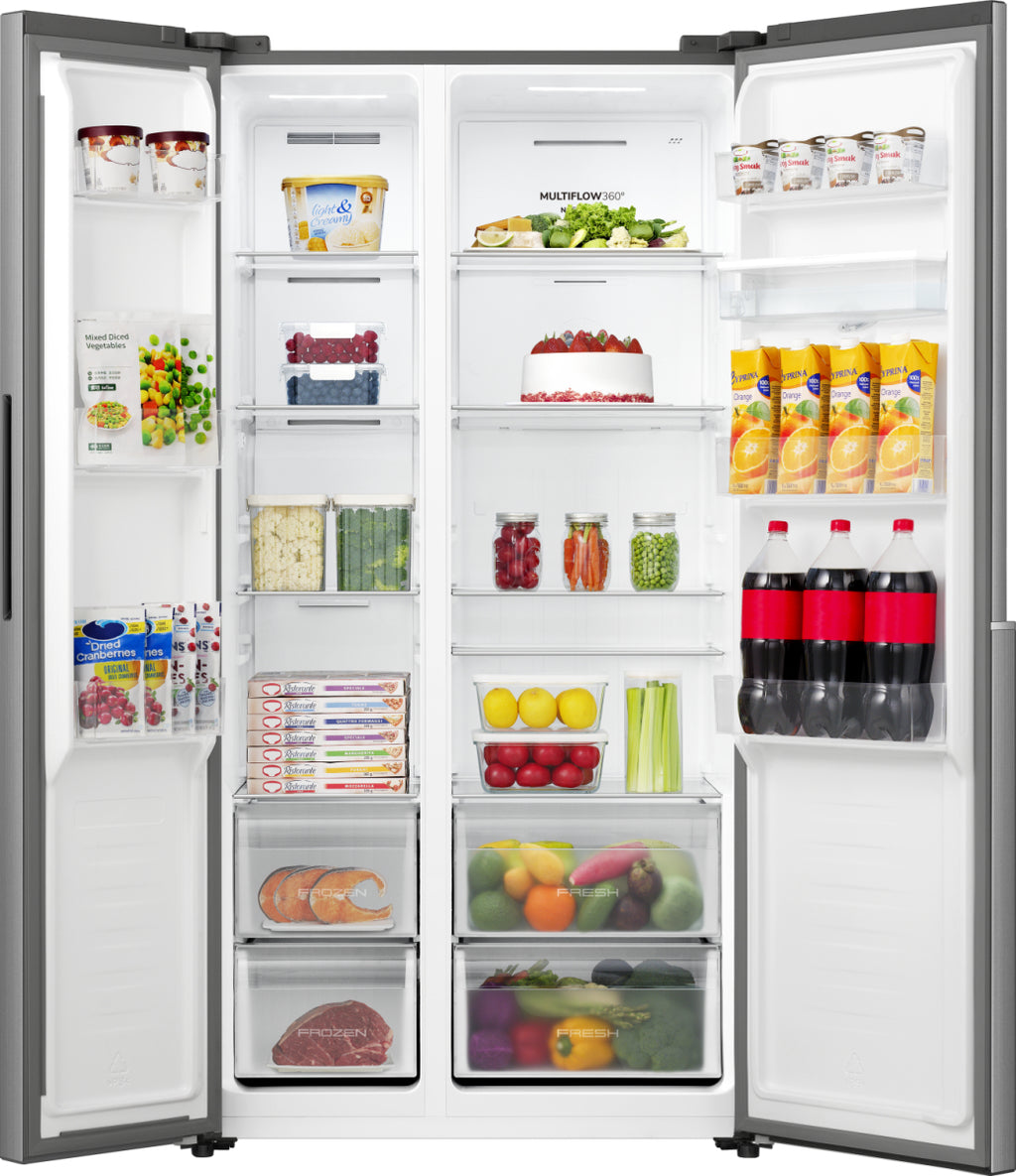 Gorenje NRS917E41XWD frigo américain Pose libre 541 L Gris