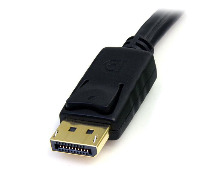 StarTech.com Câble de commutateur KVM DisplayPort USB 4 en 1 de 1,8 m avec audio et microphone