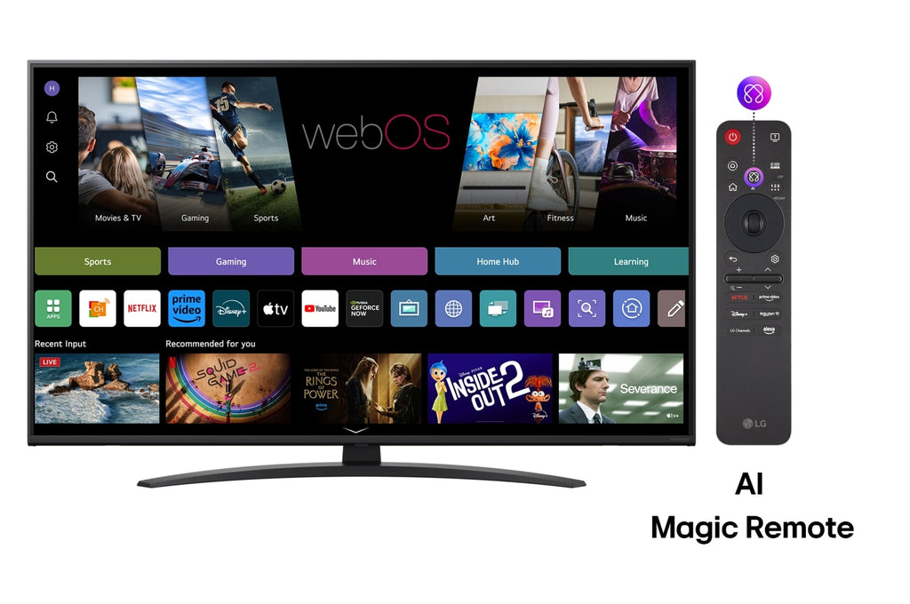 LG NanoCell AI 50NANO81A3A TV 127 cm (50") 4K Ultra HD Smart TV Wifi Noir
