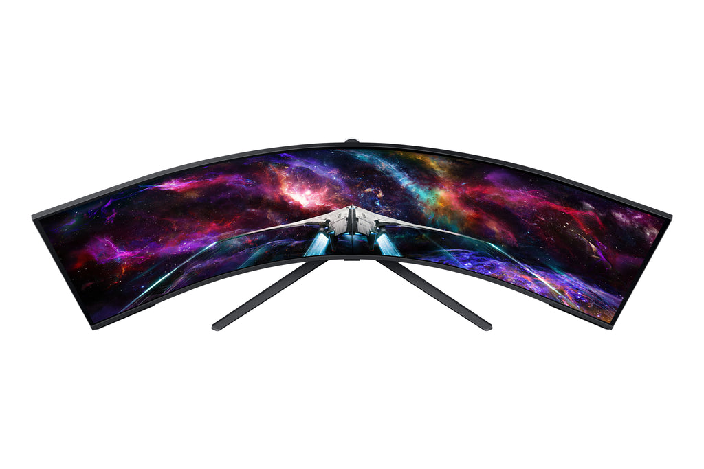 Samsung Samsung G95NC écran plat de PC 144,8 cm (57") 7680 x 2160 pixels Dual UHD QLED Blanc