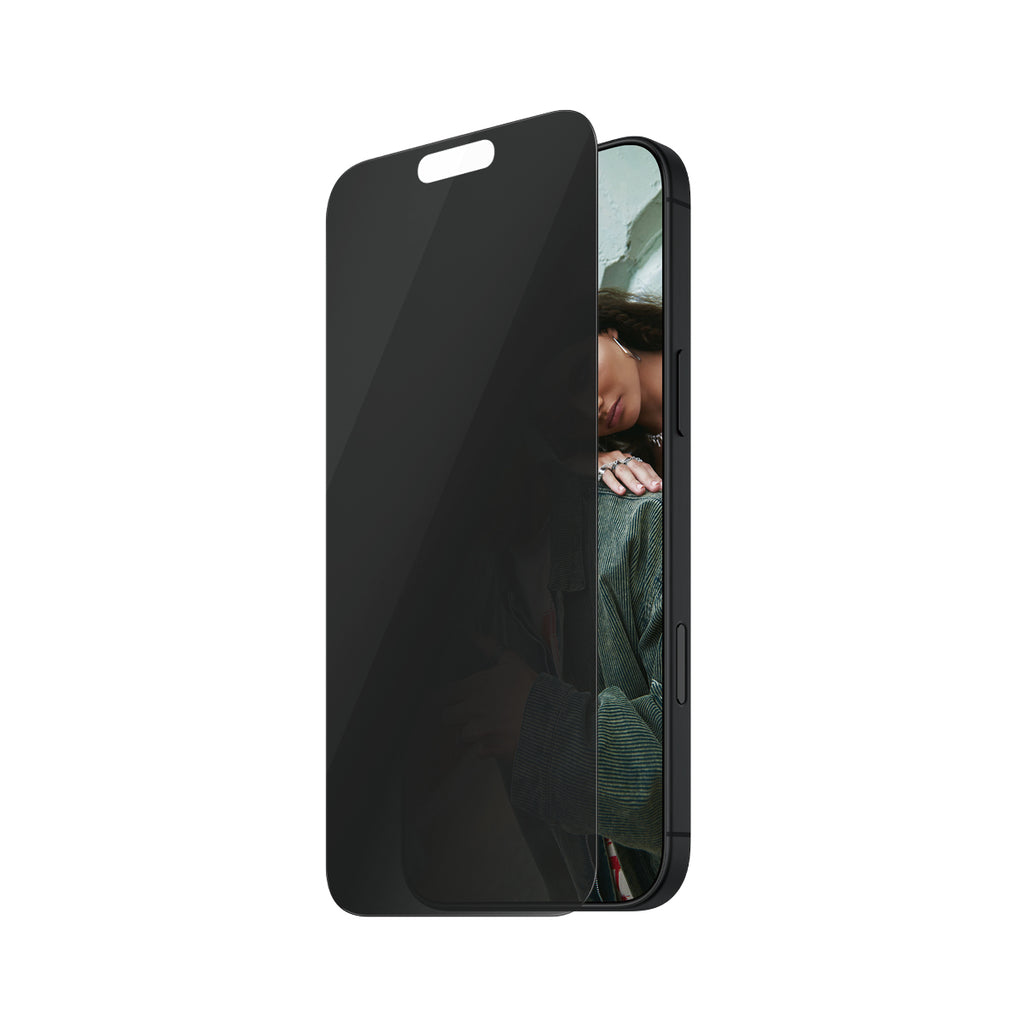 PanzerGlass SAFE. by ® 2-Way Privacy Screen Protector iPhone 16 Pro | Ultra-Wide Fit Protection d'écran transparent Apple 1 pièce(s)