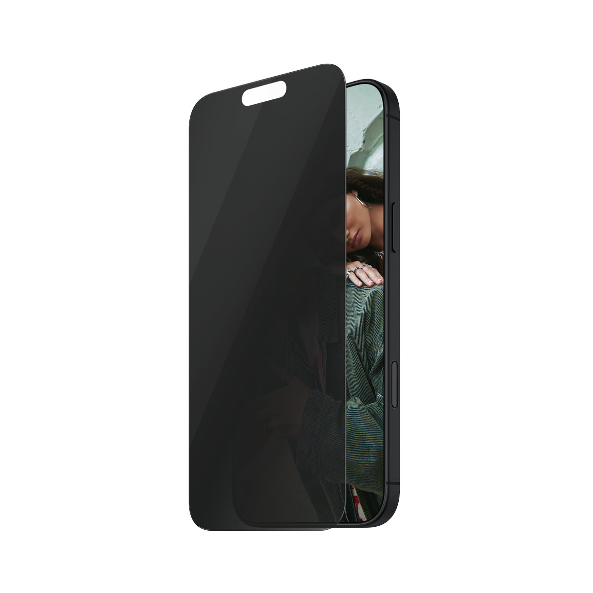 PanzerGlass SAFE. by ® 2-Way Privacy Screen Protector iPhone 16 Pro | Ultra-Wide Fit Protection d'écran transparent Apple 1 pièce(s)