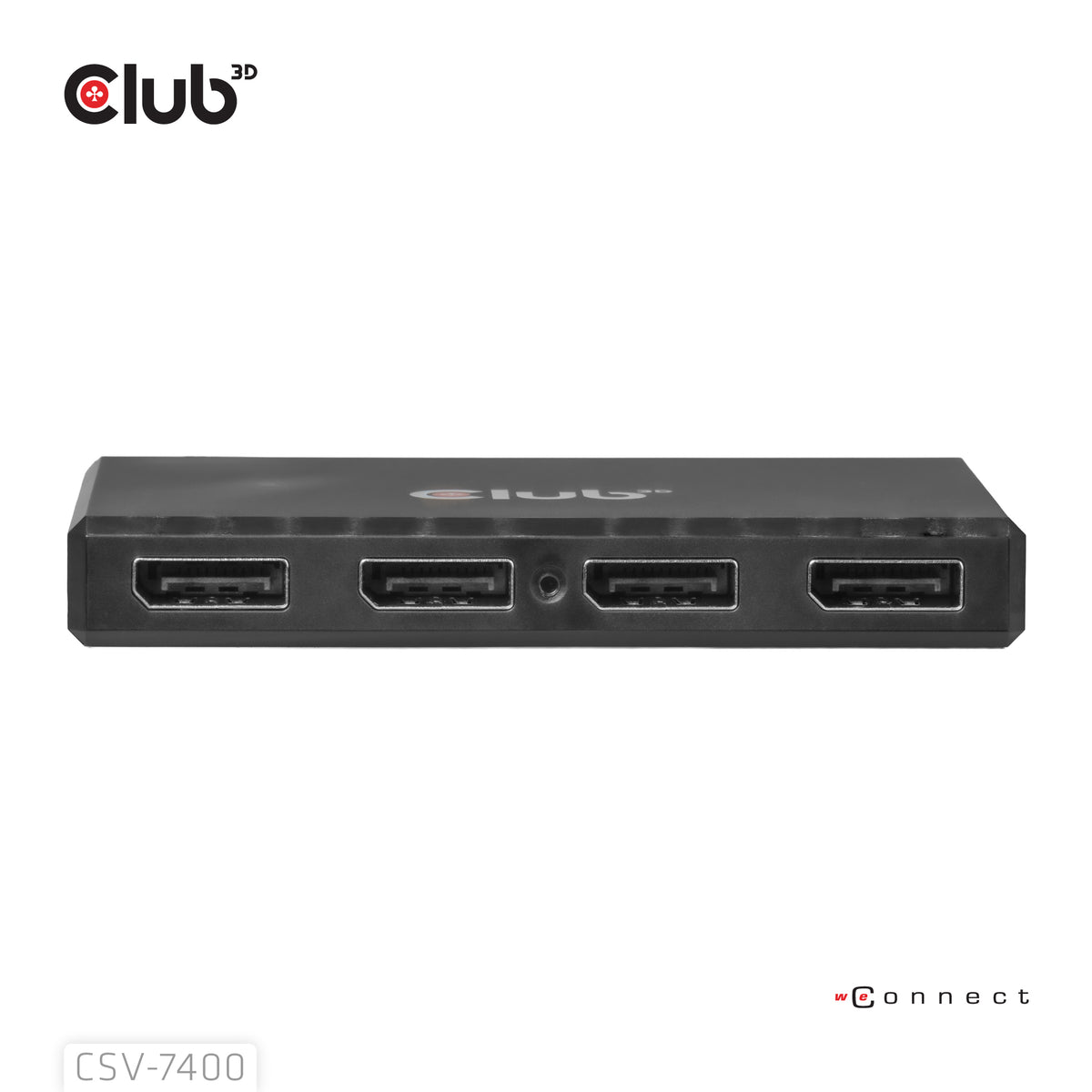 CLUB3D CSV-7400 Répartiteur Vidéo DisplayPort vers 4x DisplayPort 4K UHD