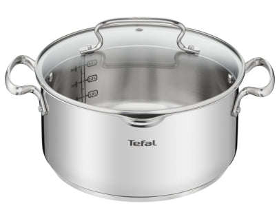 Tefal DUETTO+ G7194655 Rond Acier inoxydable
