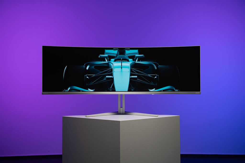 Philips Evnia 8000 49M2C8900/00 écran plat de PC 124,2 cm (48.9") 5120 x 1440 pixels Dual QHD QD-OLED Blanc