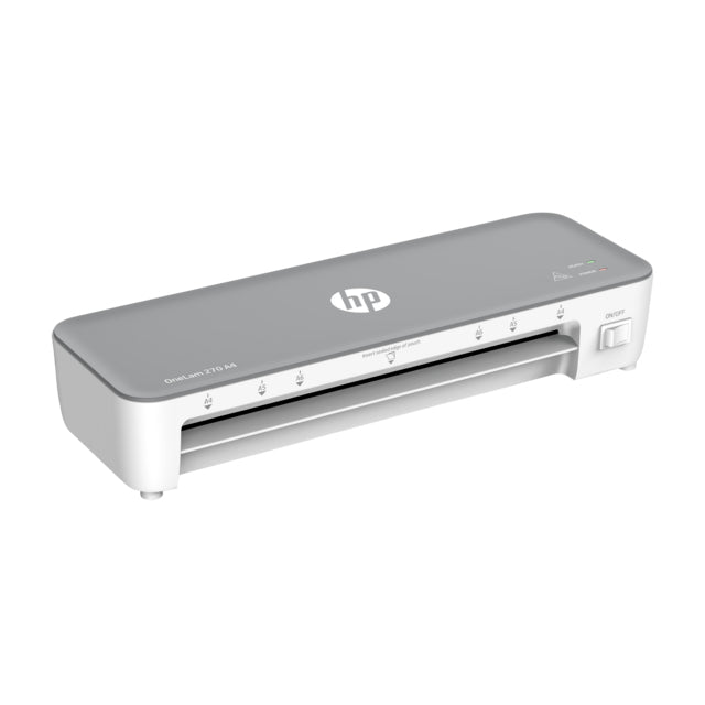 HP OneLam 270 A4 Laminoir à chaud, 270 mm/min, Gris et Blanc