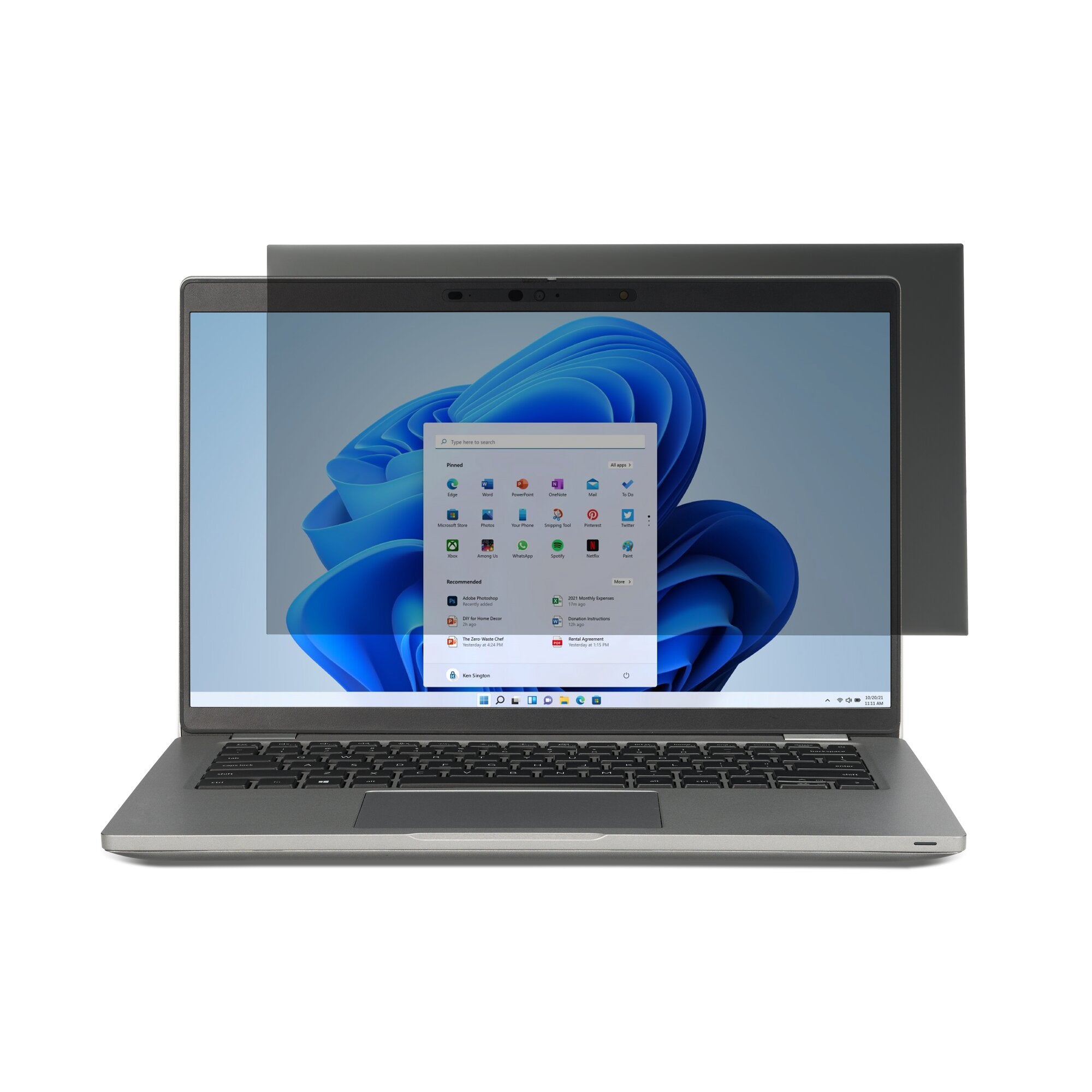 Kensington Filtre de confidentialité amovible 2 directions pour ordinateurs portables 14” 16:10