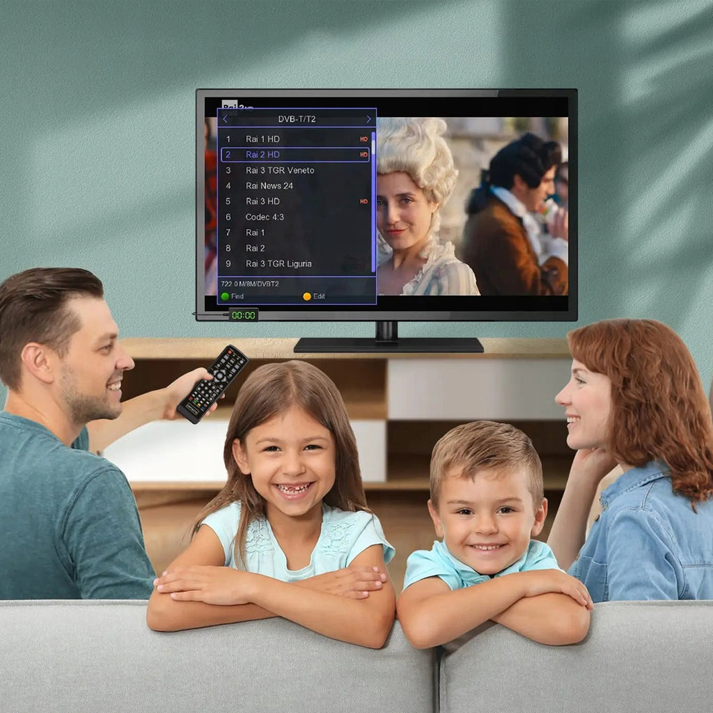 Récepteur satellite DVB-T2 HEVC H.265 WiFi pour la télévision terrestre Zenwire DVB-T2 Zenwire 002